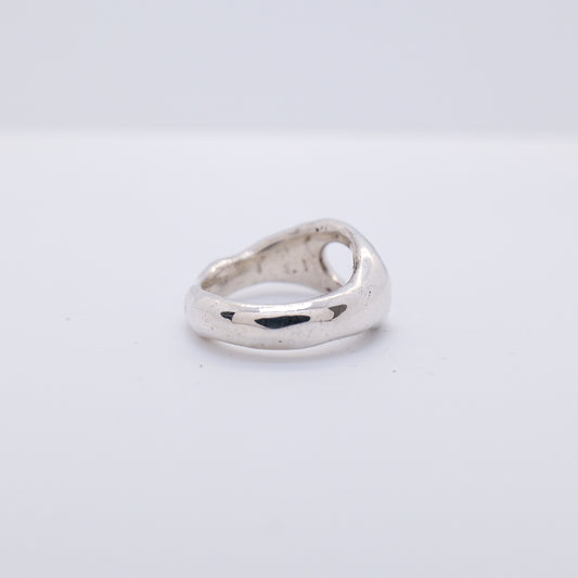 Molten Ring No. 008 - Handmade One of a Kind Ring in Recycled Silver