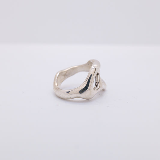 Molten Ring No. 009 - Handmade One of a Kind Ring in Recycled Silver