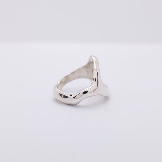 Molten Ring No. 010 - Handmade One of a Kind Ring in Recycled Silver