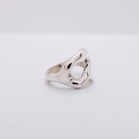 Molten Ring No. 011 - Handmade One of a Kind Ring in Recycled Silver