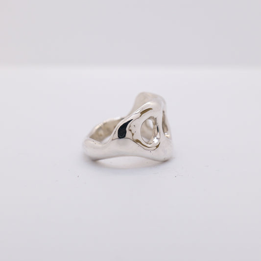 Molten Ring No. 015 - Handmade One of a Kind Ring in Recycled Silver