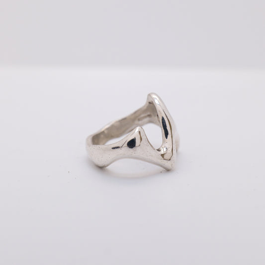 Molten Ring No. 016 - Handmade One of a Kind Ring in Recycled Silver