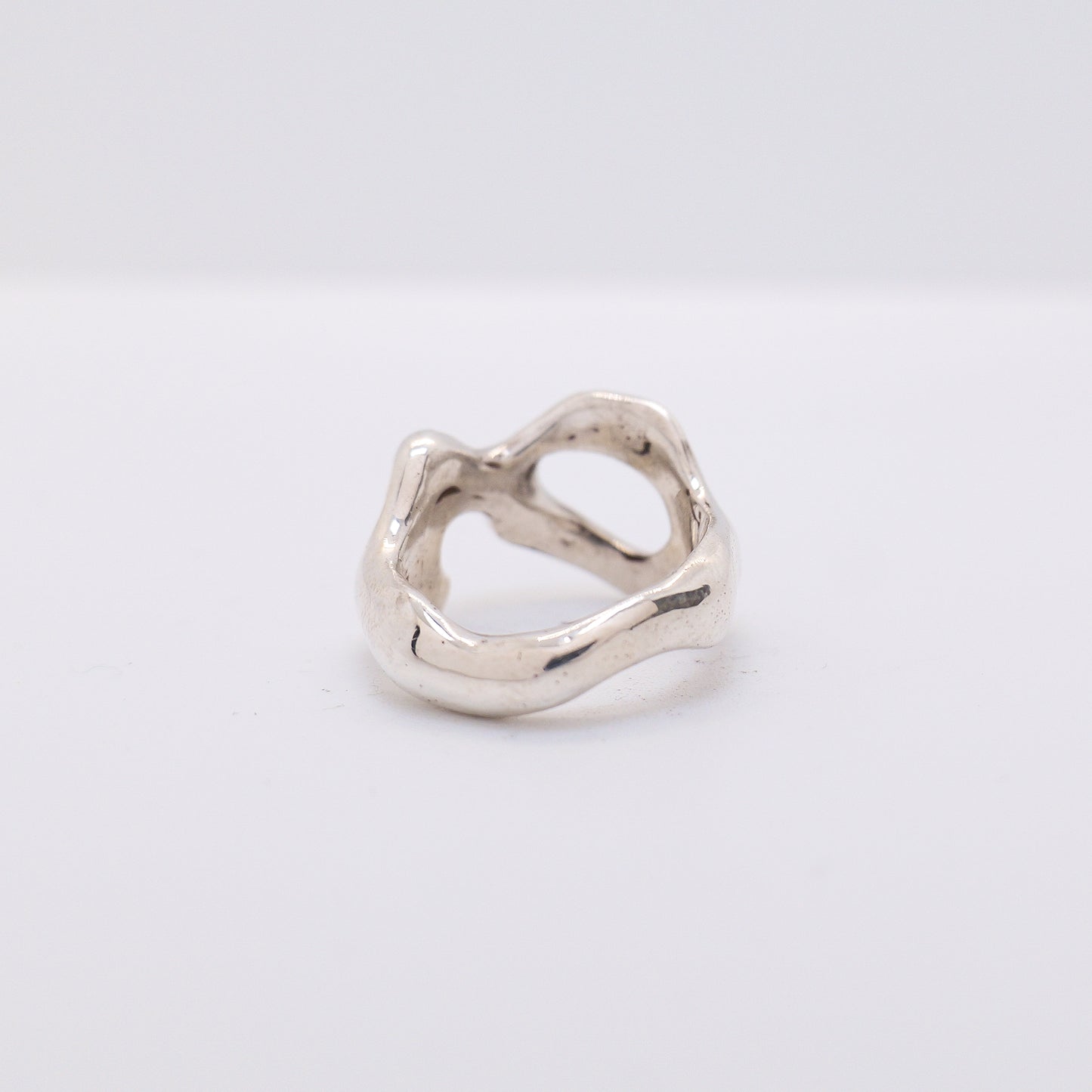Molten Ring No. 028 - Handmade One of a Kind Ring in Recycled Silver