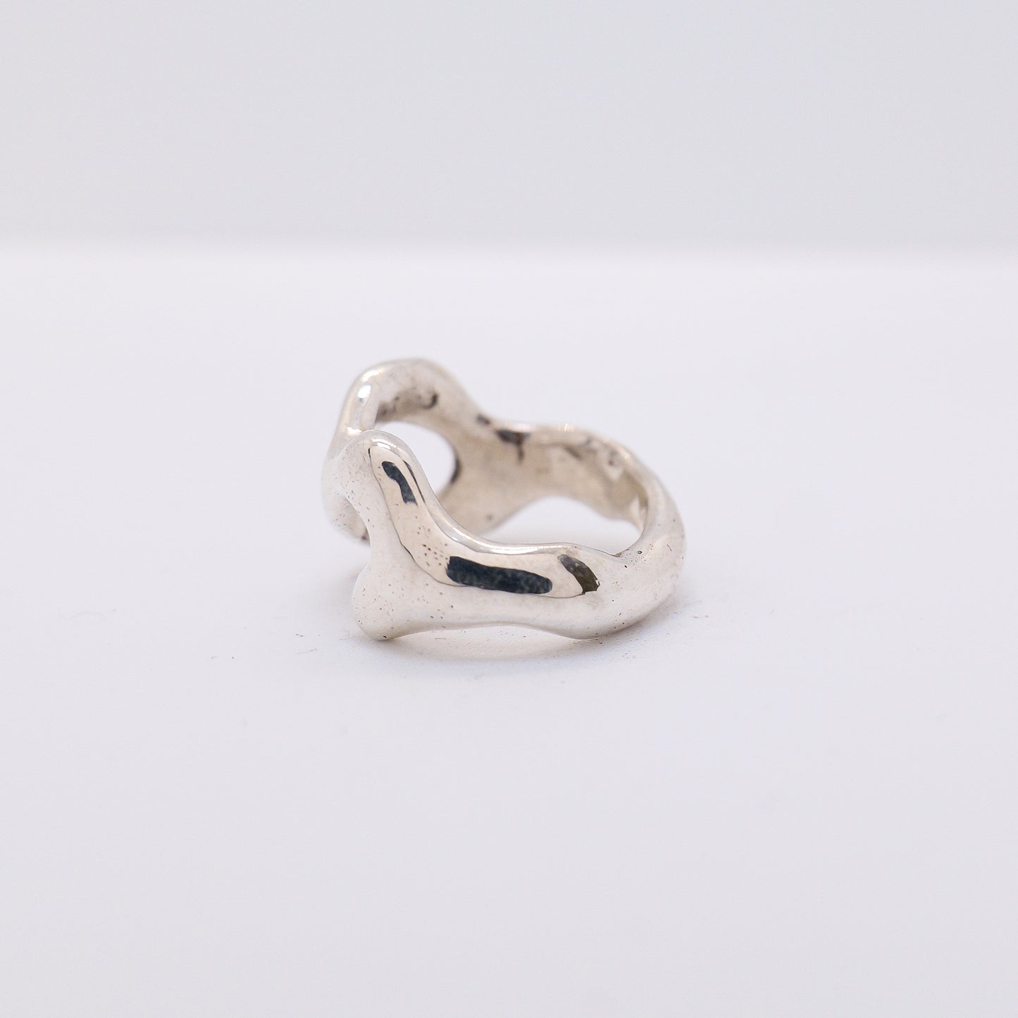 Molten Ring No. 028 - Handmade One of a Kind Ring in Recycled Silver