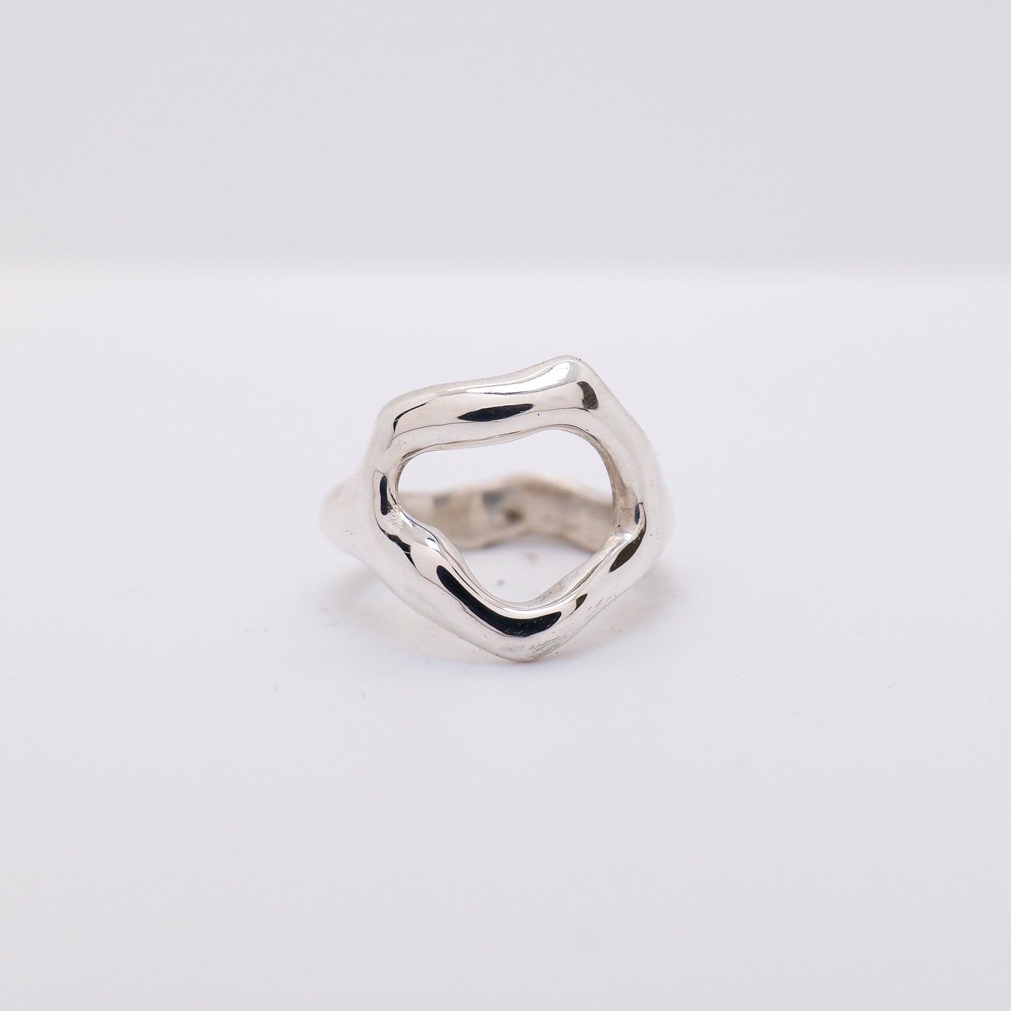 Molten Ring No. 029 - Handmade One of a Kind Ring in Recycled Silver