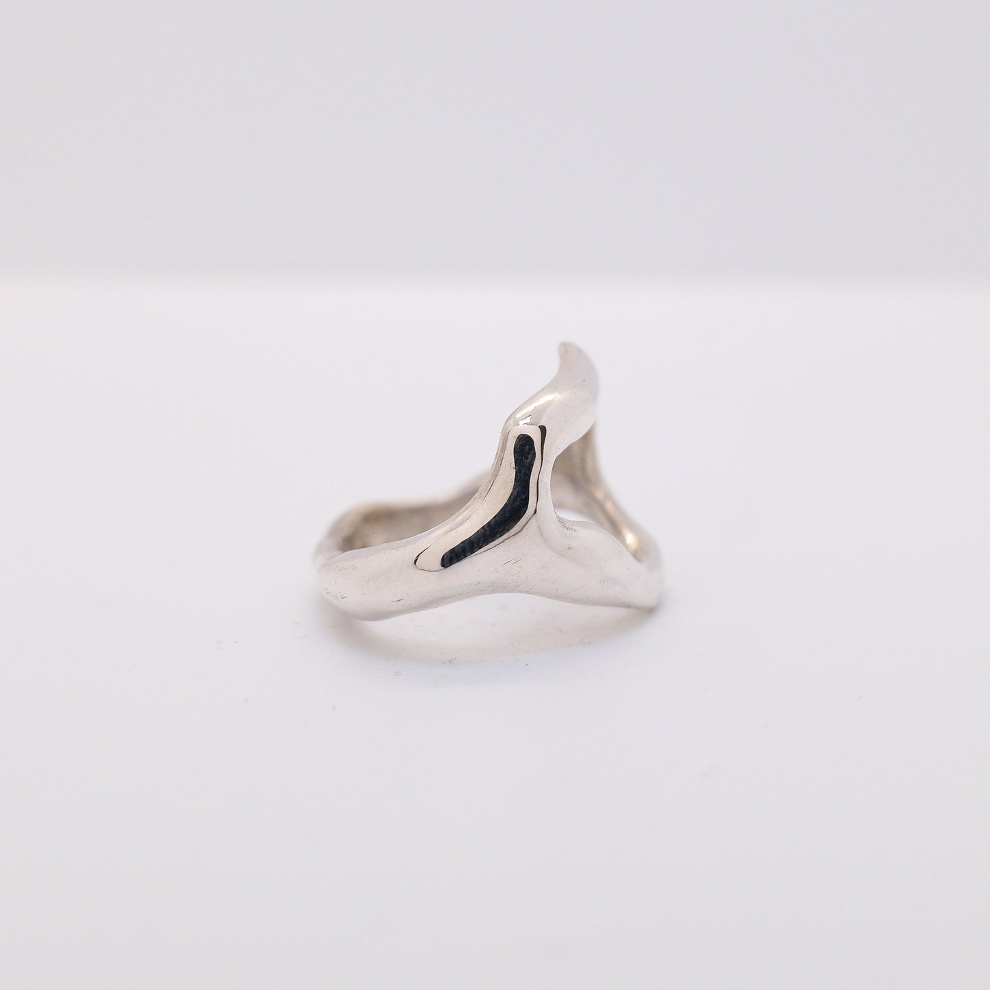 Molten Ring No. 029 - Handmade One of a Kind Ring in Recycled Silver