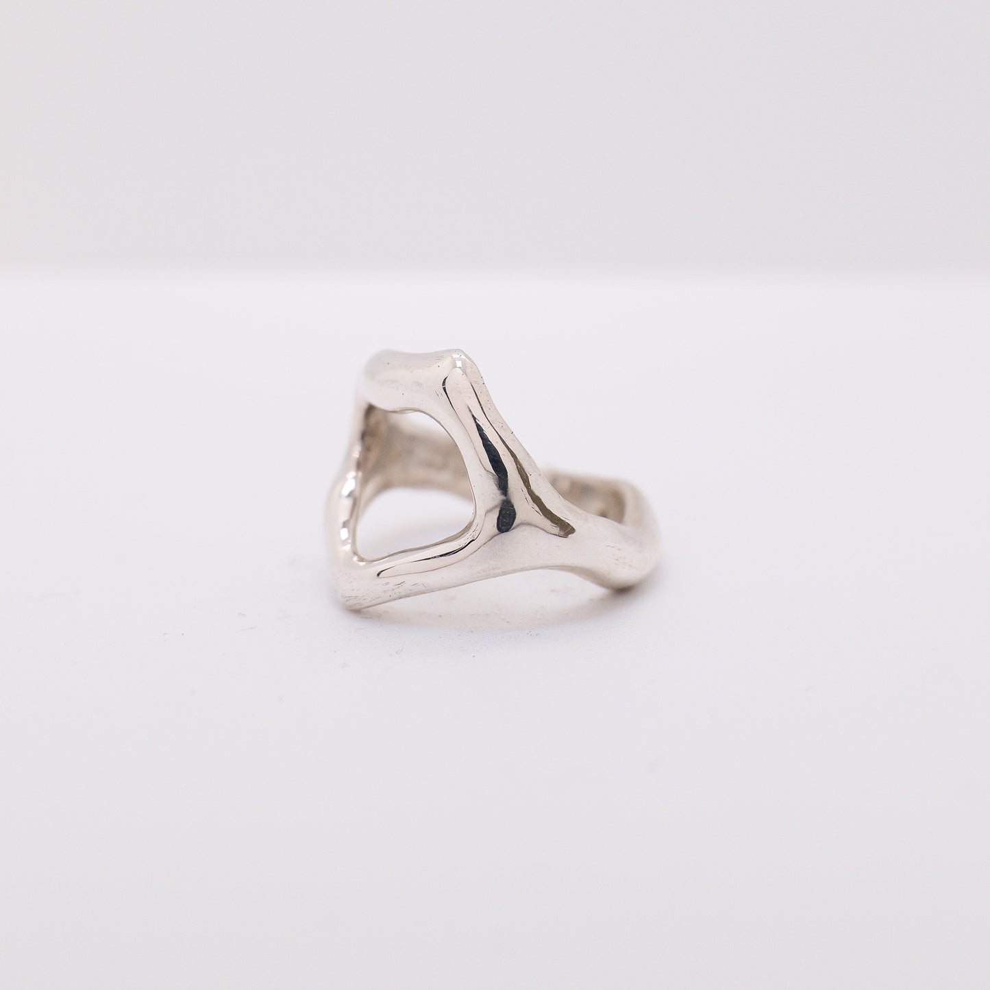 Molten Ring No. 029 - Handmade One of a Kind Ring in Recycled Silver