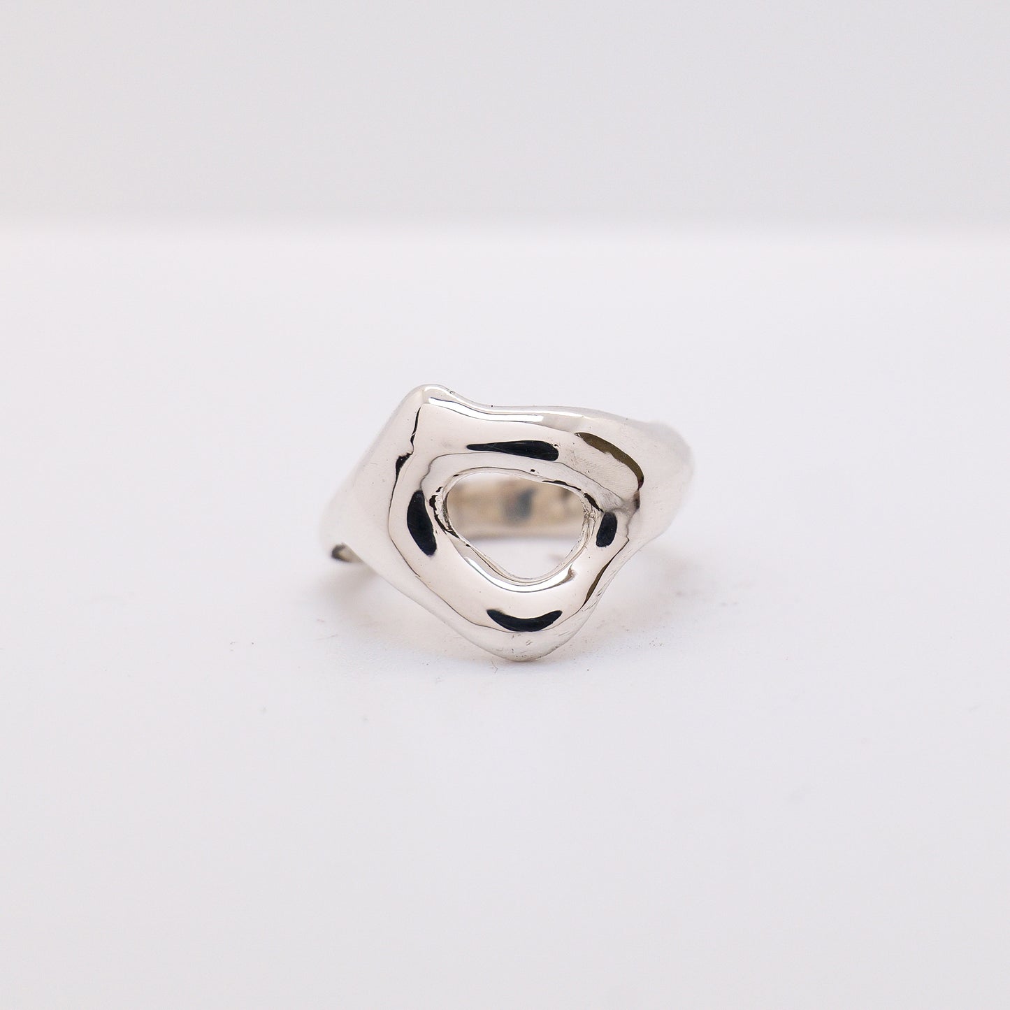 Molten Ring No. 030 - Handmade One of a Kind Ring in Recycled Silver