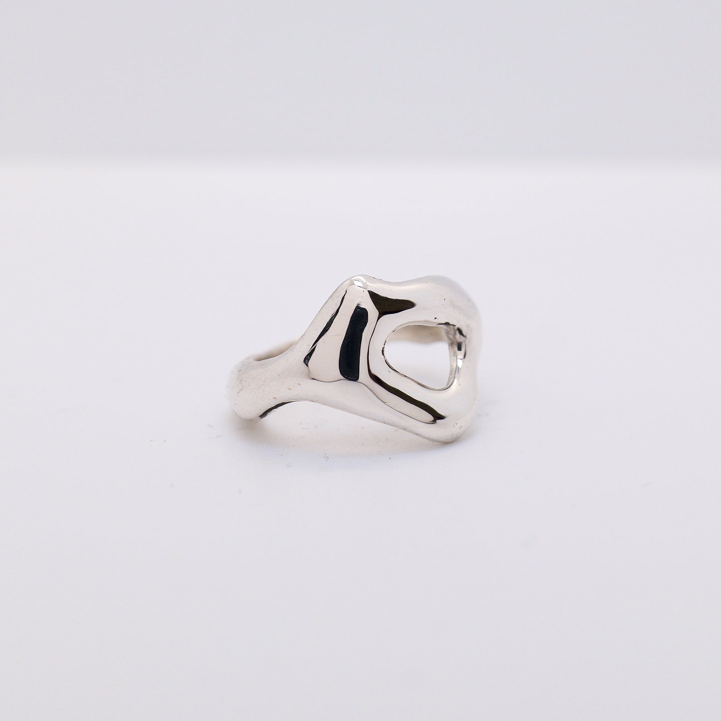 Molten Ring No. 030 - Handmade One of a Kind Ring in Recycled Silver