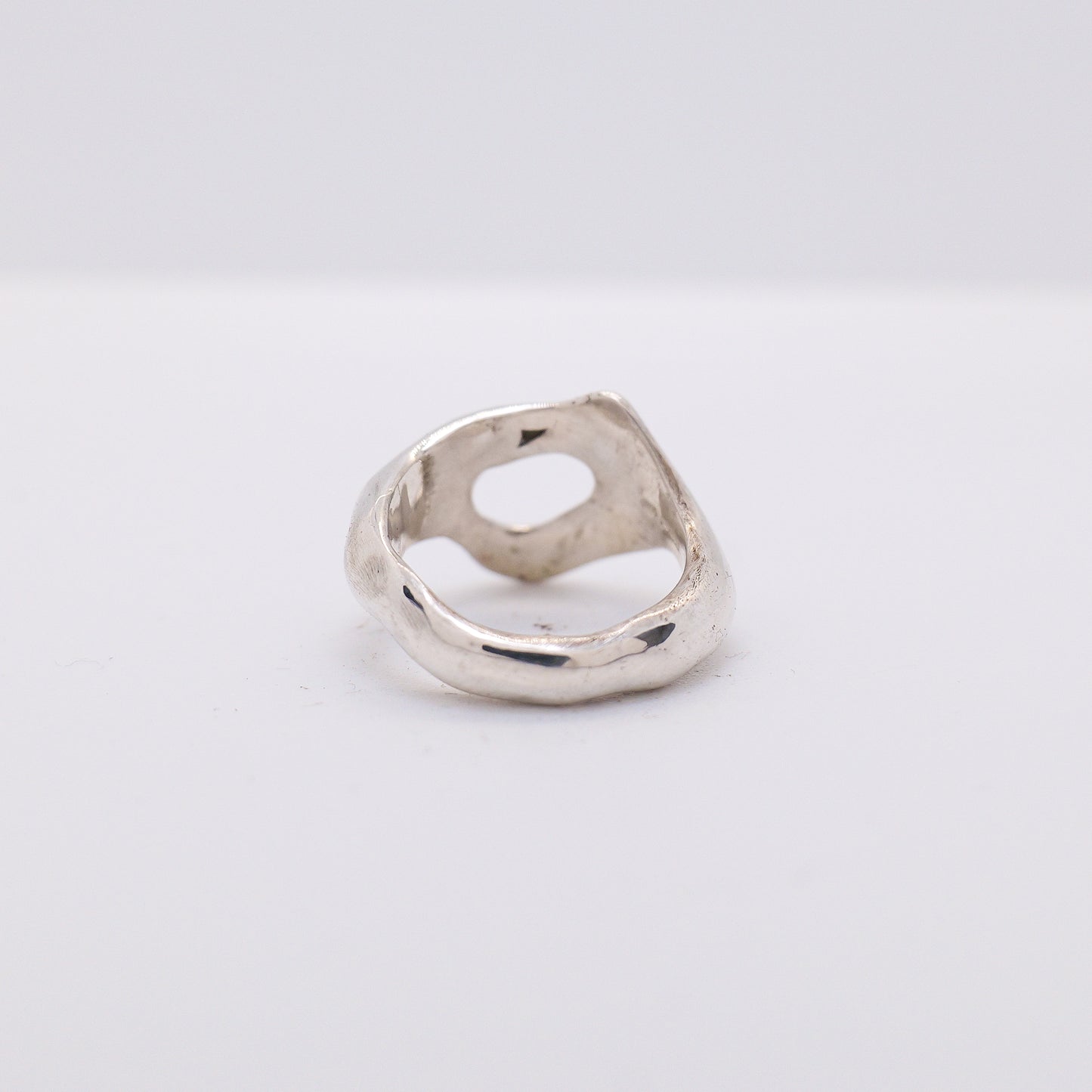 Molten Ring No. 030 - Handmade One of a Kind Ring in Recycled Silver