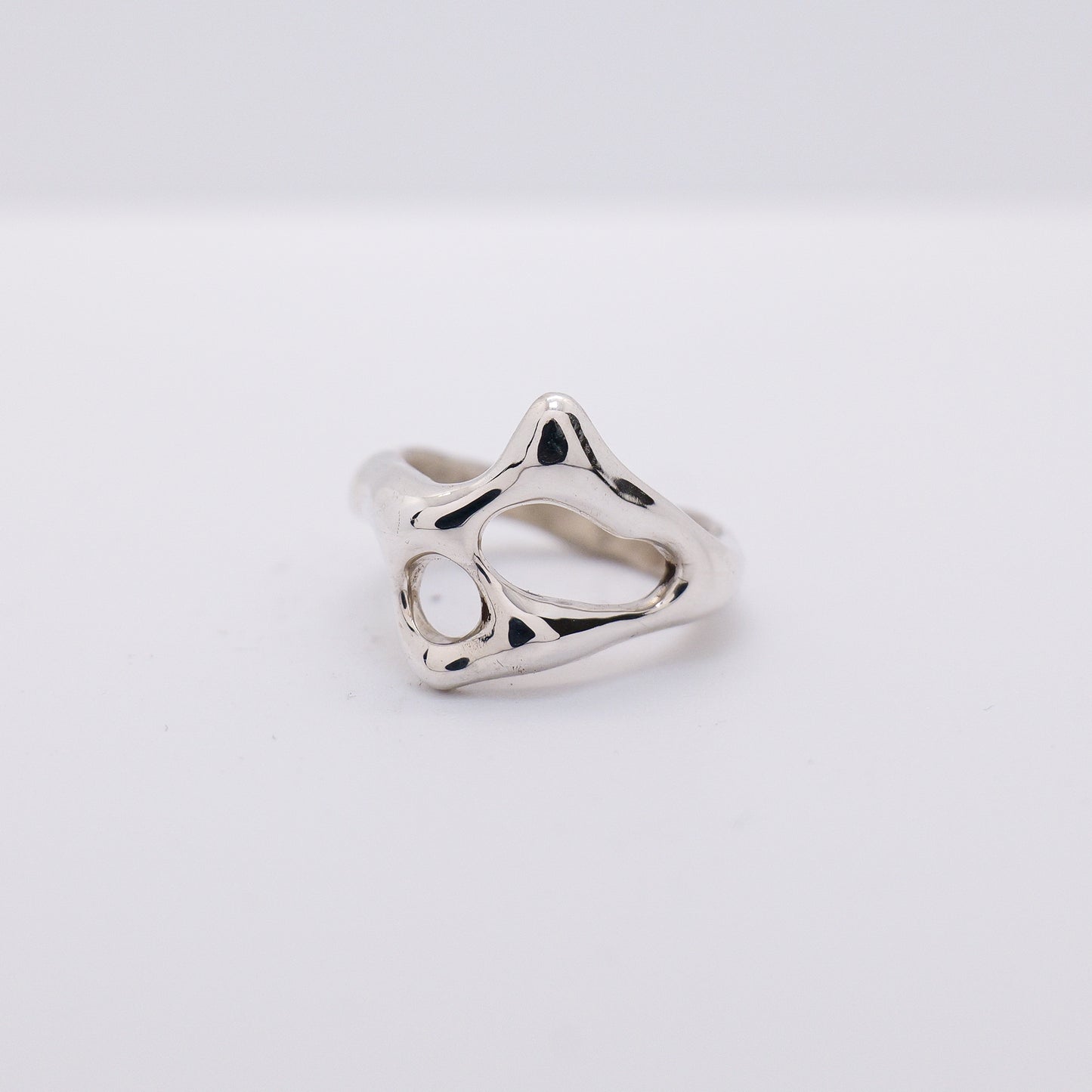 Molten Ring No. 033 - Handmade One of a Kind Ring in Recycled Silver