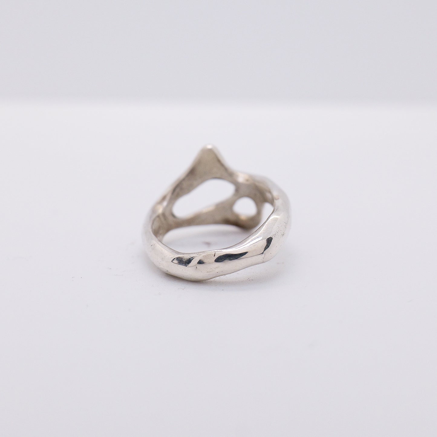 Molten Ring No. 033 - Handmade One of a Kind Ring in Recycled Silver