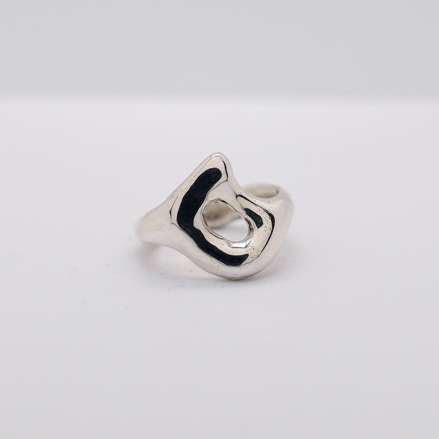 Molten Ring No. 036 - Handmade One of a Kind Ring in Recycled Silver