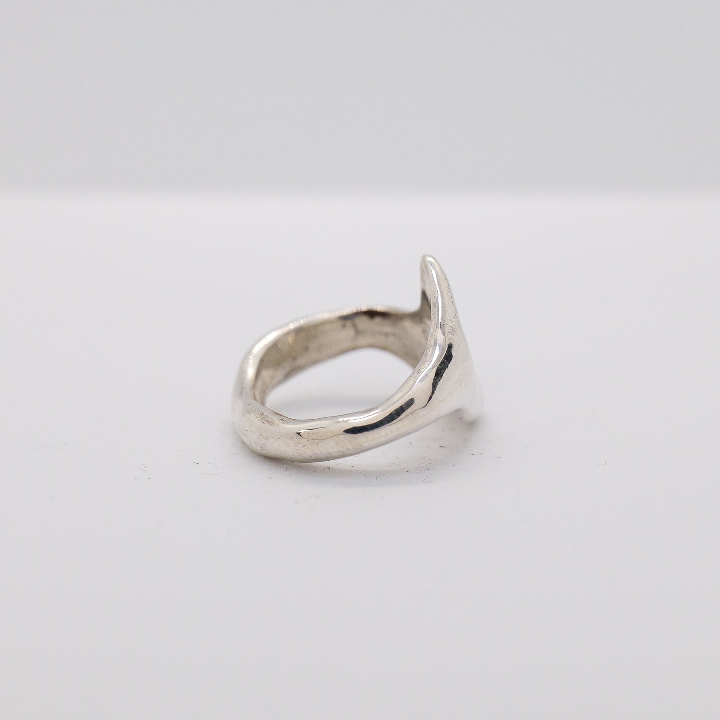 Molten Ring No. 036 - Handmade One of a Kind Ring in Recycled Silver