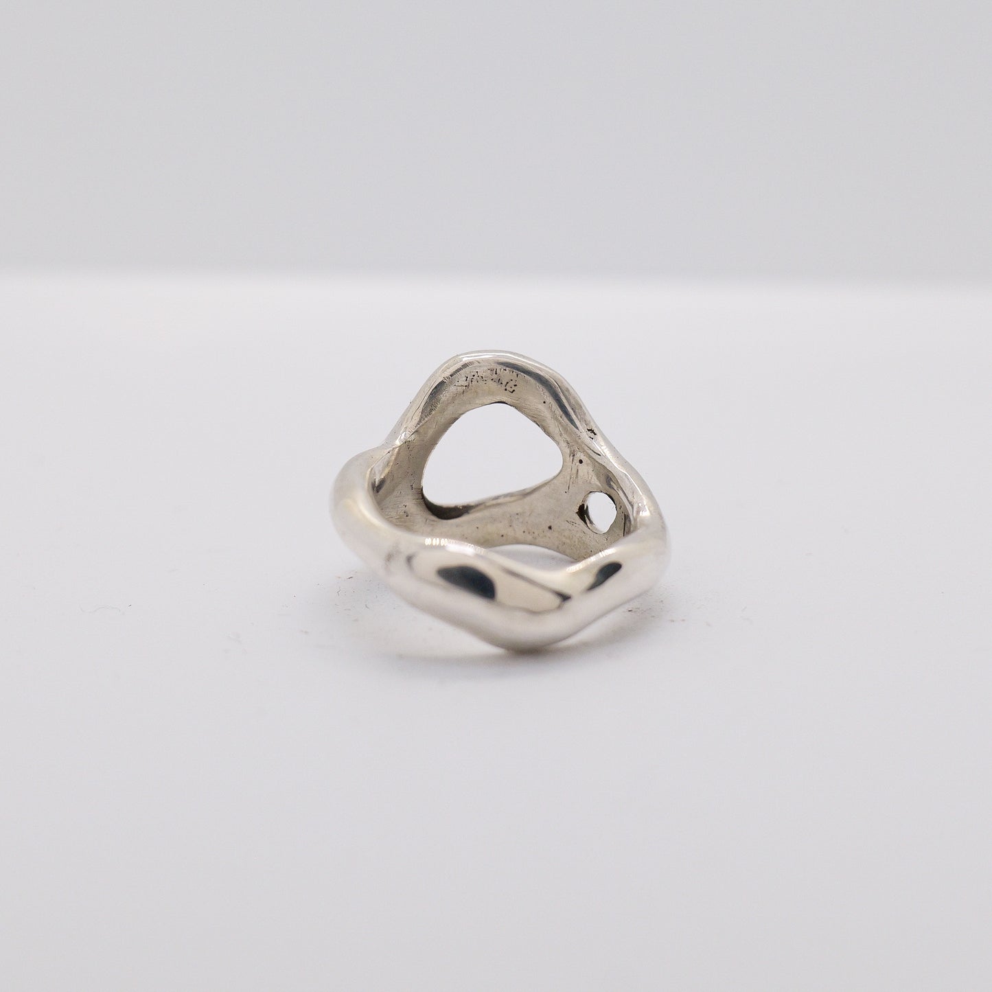 Molten Ring No. 037 - Handmade One of a Kind Ring in Recycled Silver