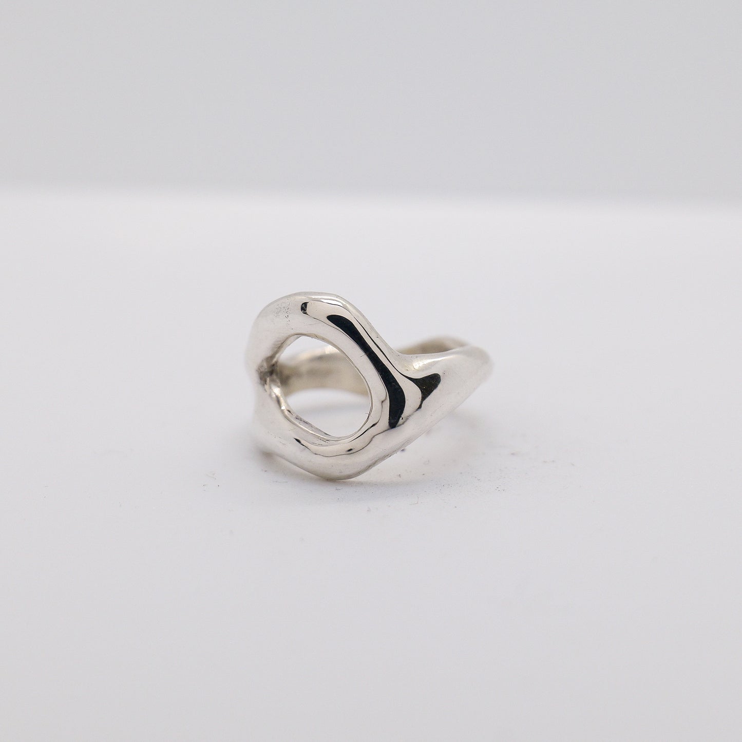 Molten Ring No. 037 - Handmade One of a Kind Ring in Recycled Silver