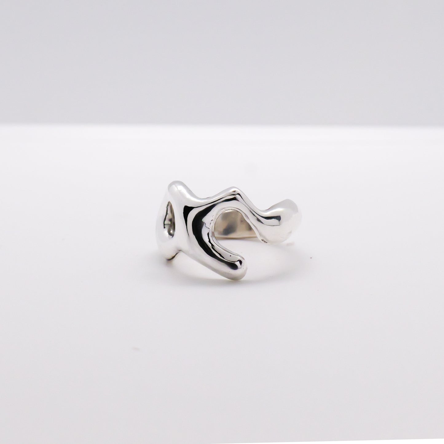 Molten Ring No. 050 - Handmade One of a Kind Ring in Recycled Silver