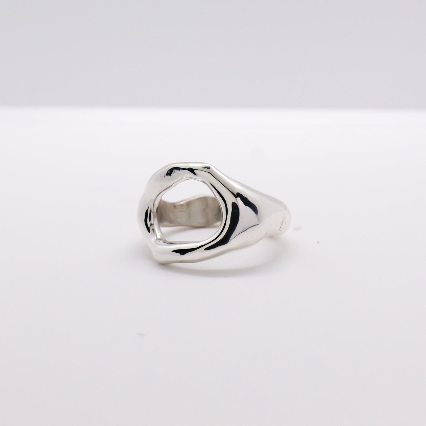 Molten Ring No. 051 - Handmade One of a Kind Ring in Recycled Silver