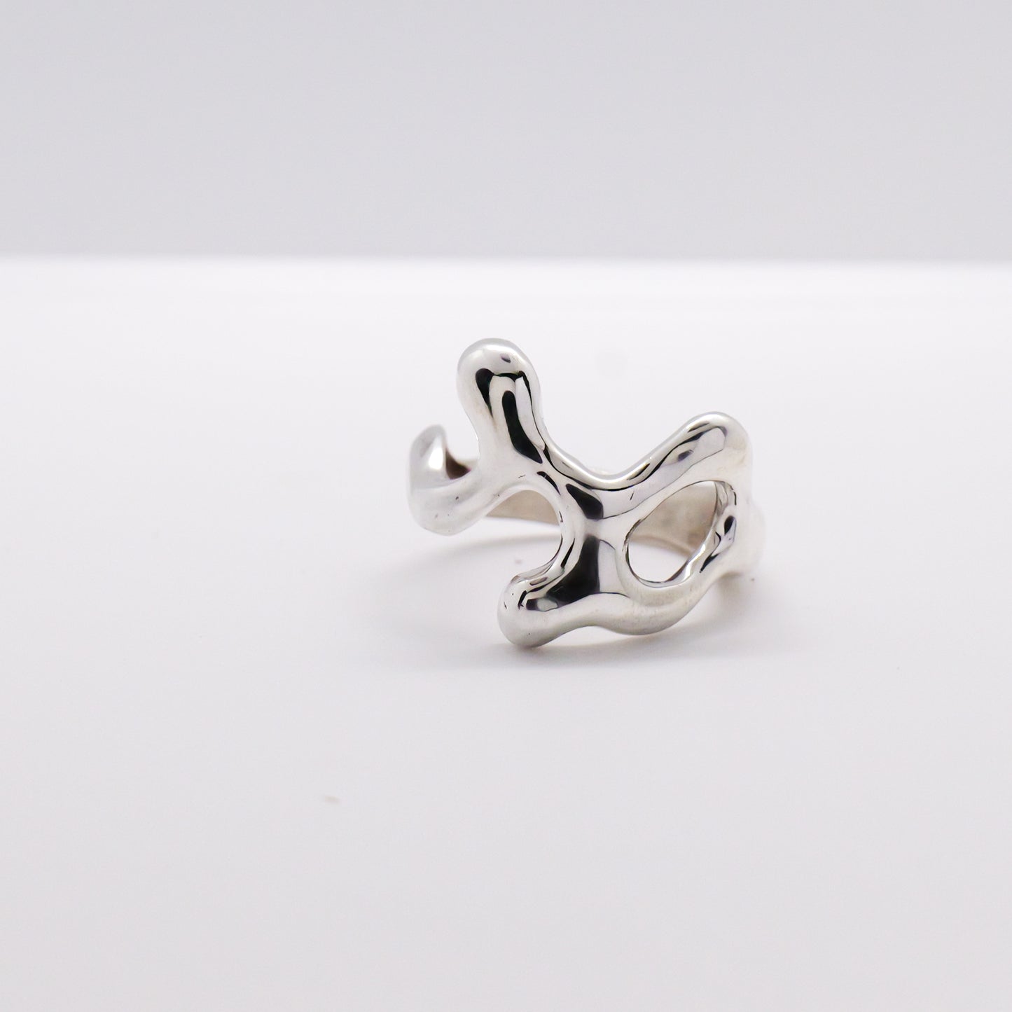 Molten Ring No. 052 - Handmade One of a Kind Ring in Recycled Silver