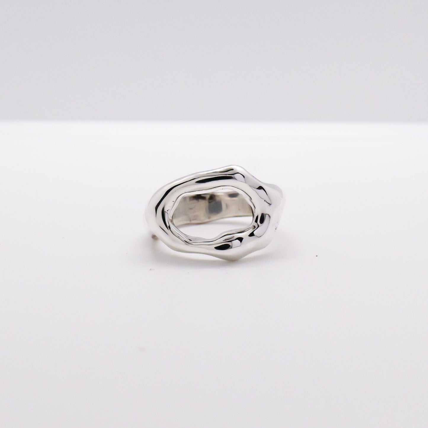 Molten Ring No. 055 - Handmade One of a Kind Ring in Recycled Silver
