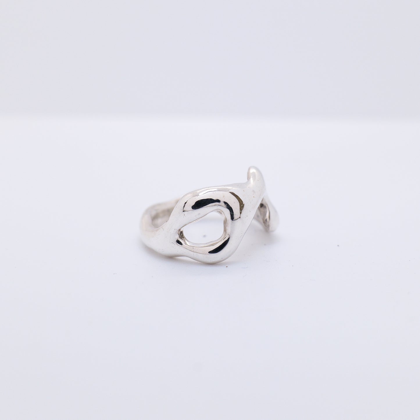 Molten Ring No. 001 - Handmade One of a Kind Ring in Recycled Silver