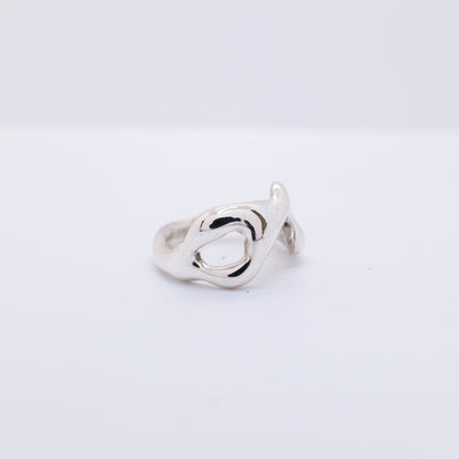 Molten Ring No. 001 - Handmade One of a Kind Ring in Recycled Silver