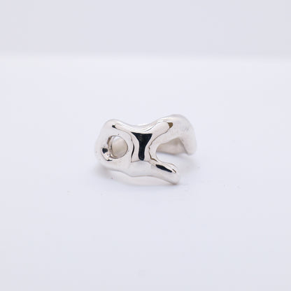 Molten Ring No. 002 - Handmade One of a Kind Ring in Recycled Silver