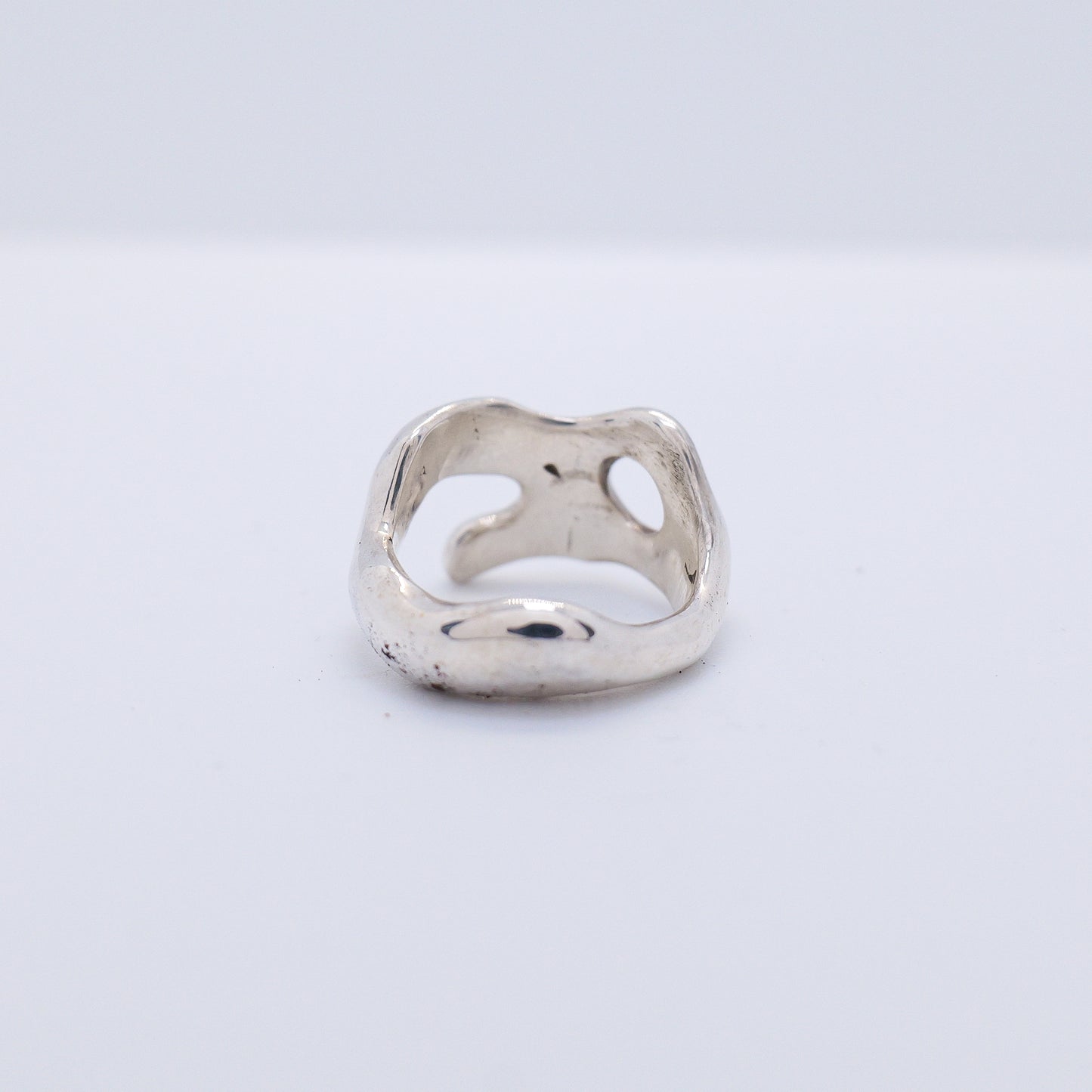 Molten Ring No. 002 - Handmade One of a Kind Ring in Recycled Silver