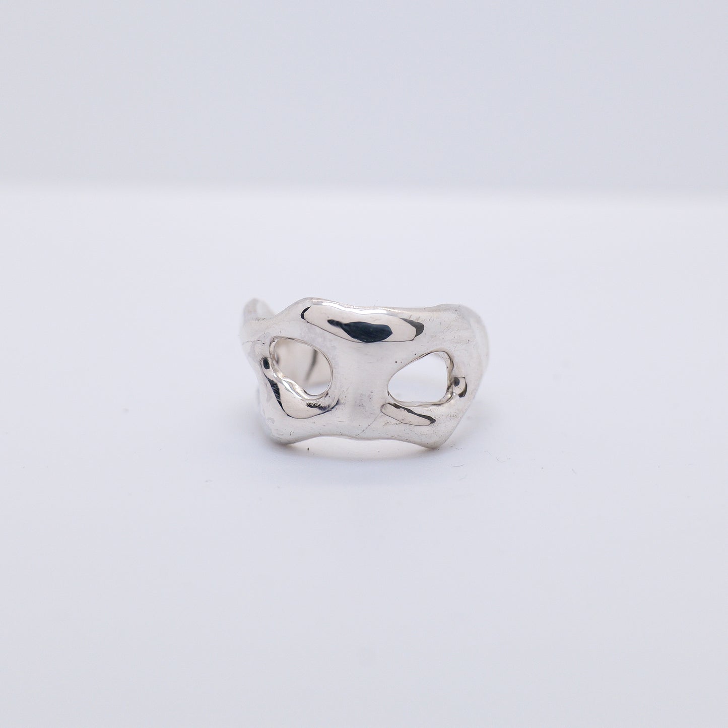 Molten Ring No. 003 - Handmade One of a Kind Ring in Recycled Silver