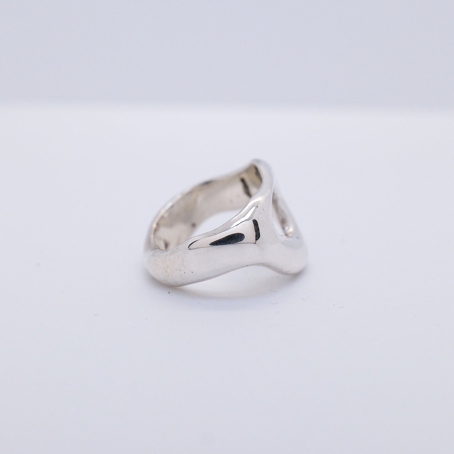 Molten Ring No. 004 - Handmade One of a Kind Ring in Recycled Silver