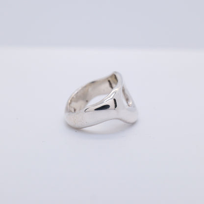 Molten Ring No. 004 - Handmade One of a Kind Ring in Recycled Silver