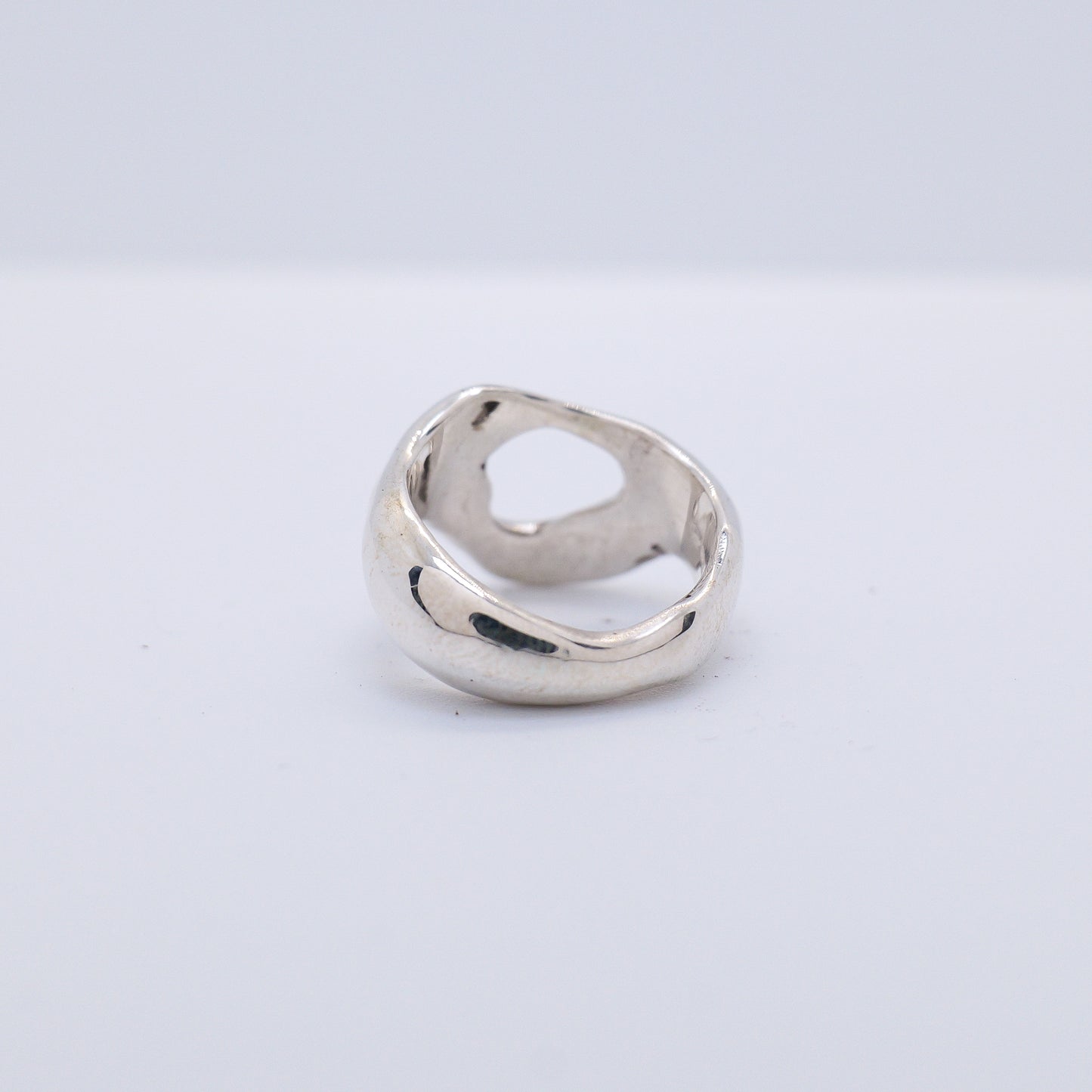Molten Ring No. 004 - Handmade One of a Kind Ring in Recycled Silver