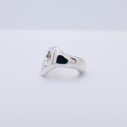 Molten Ring No. 004 - Handmade One of a Kind Ring in Recycled Silver
