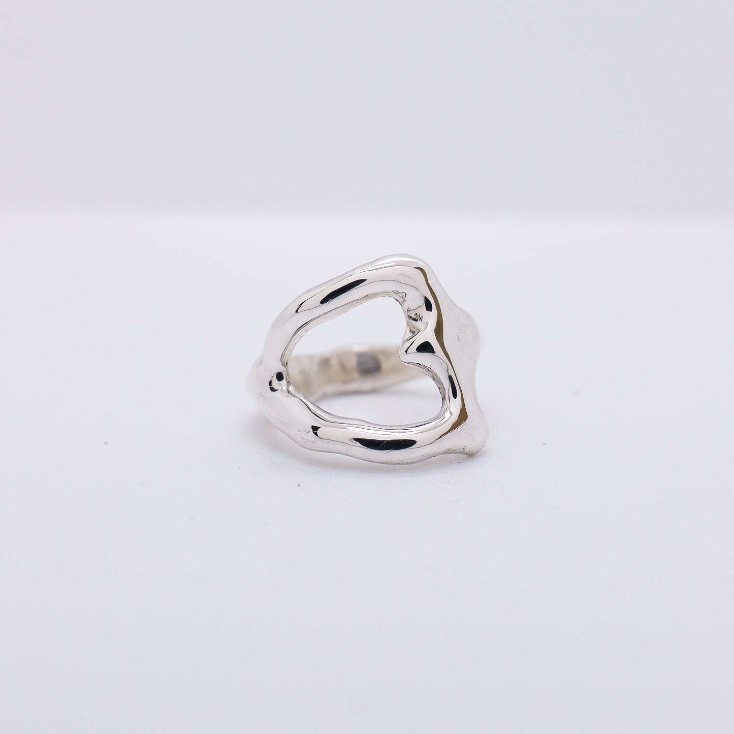 Molten Ring No. 005 - Handmade One of a Kind Ring in Recycled Silver