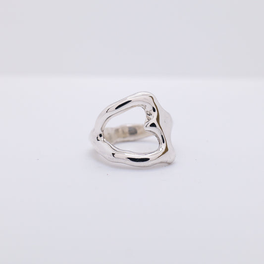 Molten Ring No. 005 - Handmade One of a Kind Ring in Recycled Silver