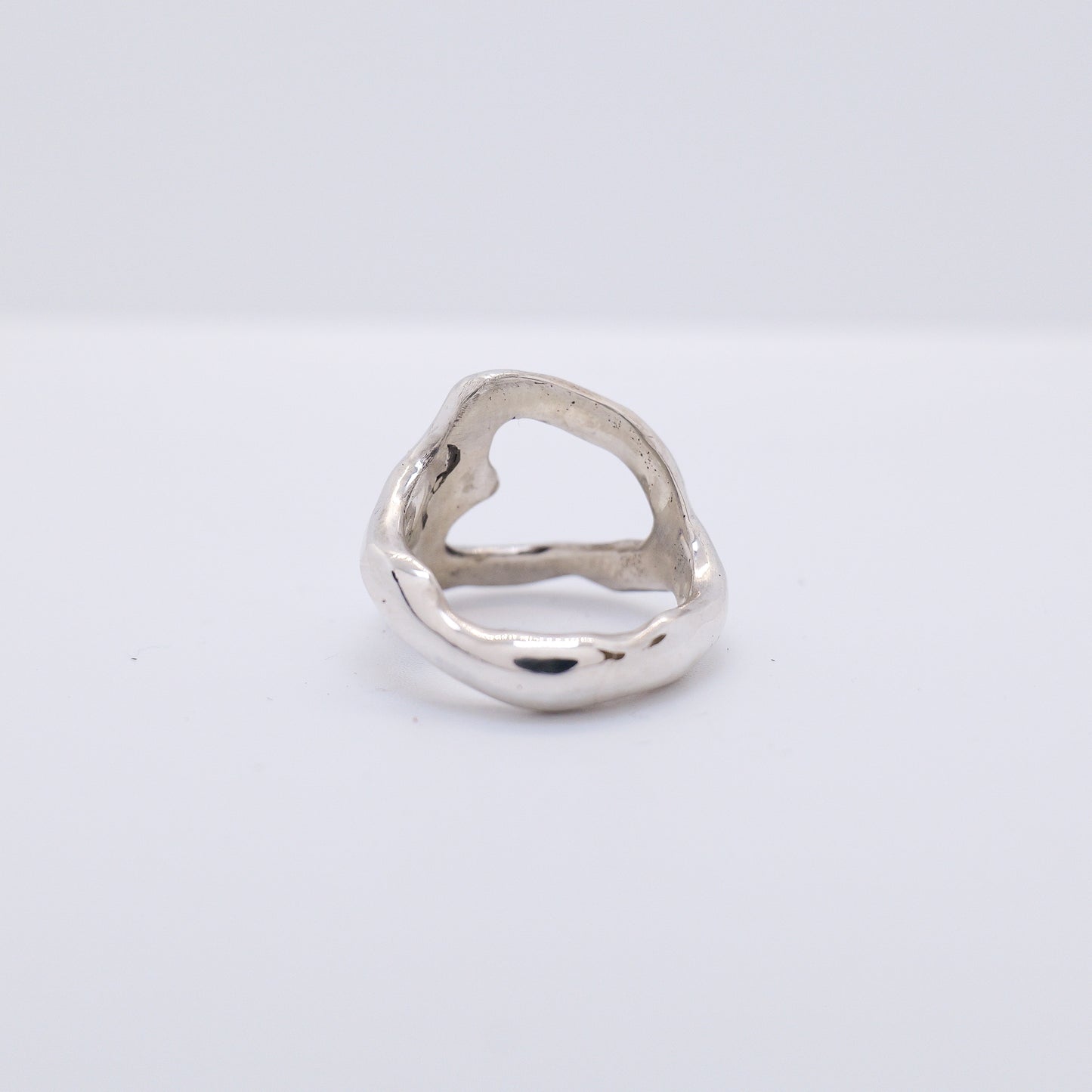 Molten Ring No. 005 - Handmade One of a Kind Ring in Recycled Silver