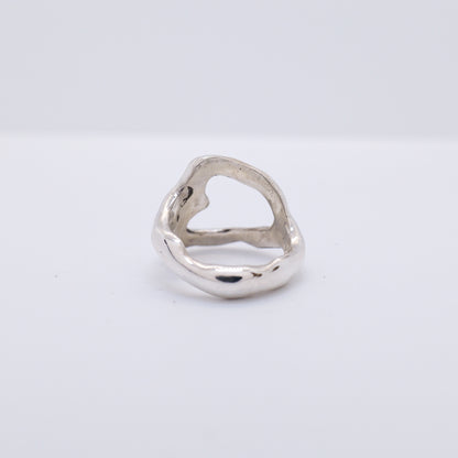 Molten Ring No. 005 - Handmade One of a Kind Ring in Recycled Silver