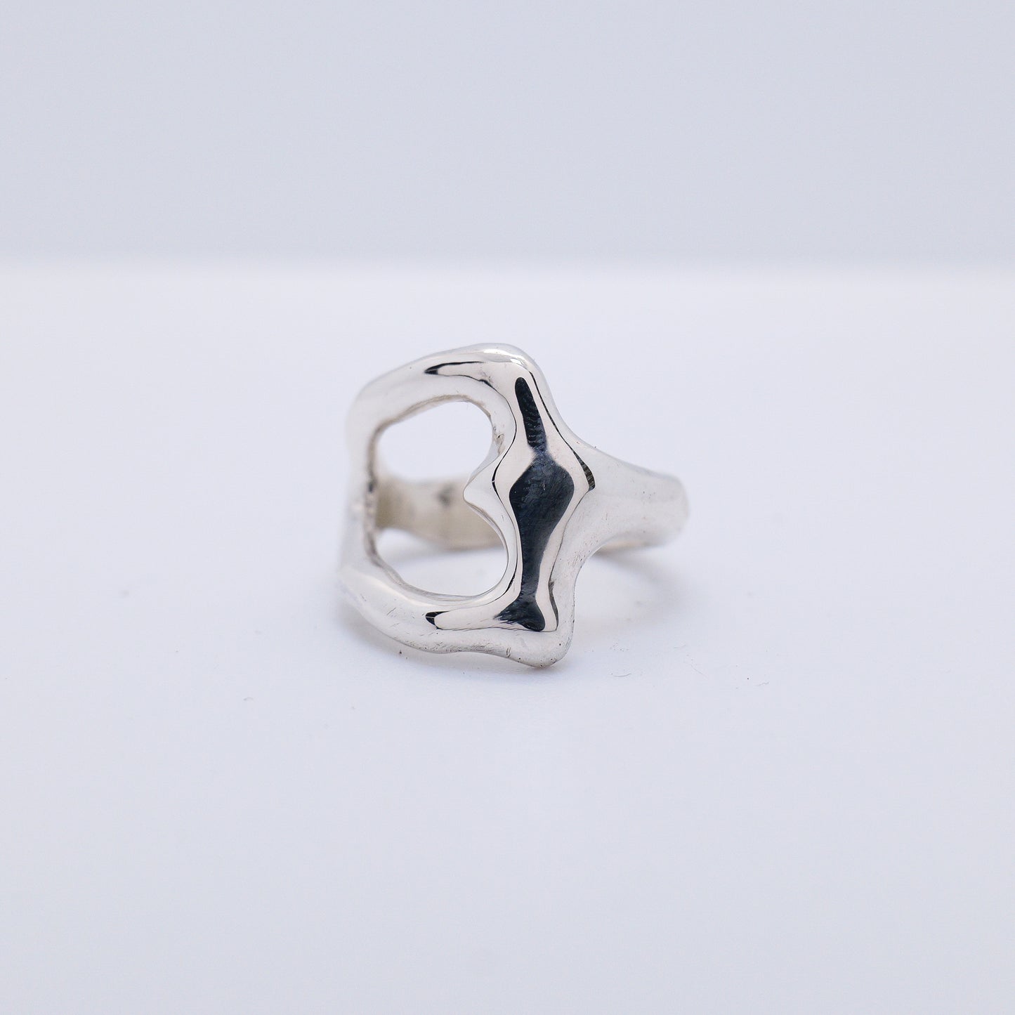 Molten Ring No. 005 - Handmade One of a Kind Ring in Recycled Silver