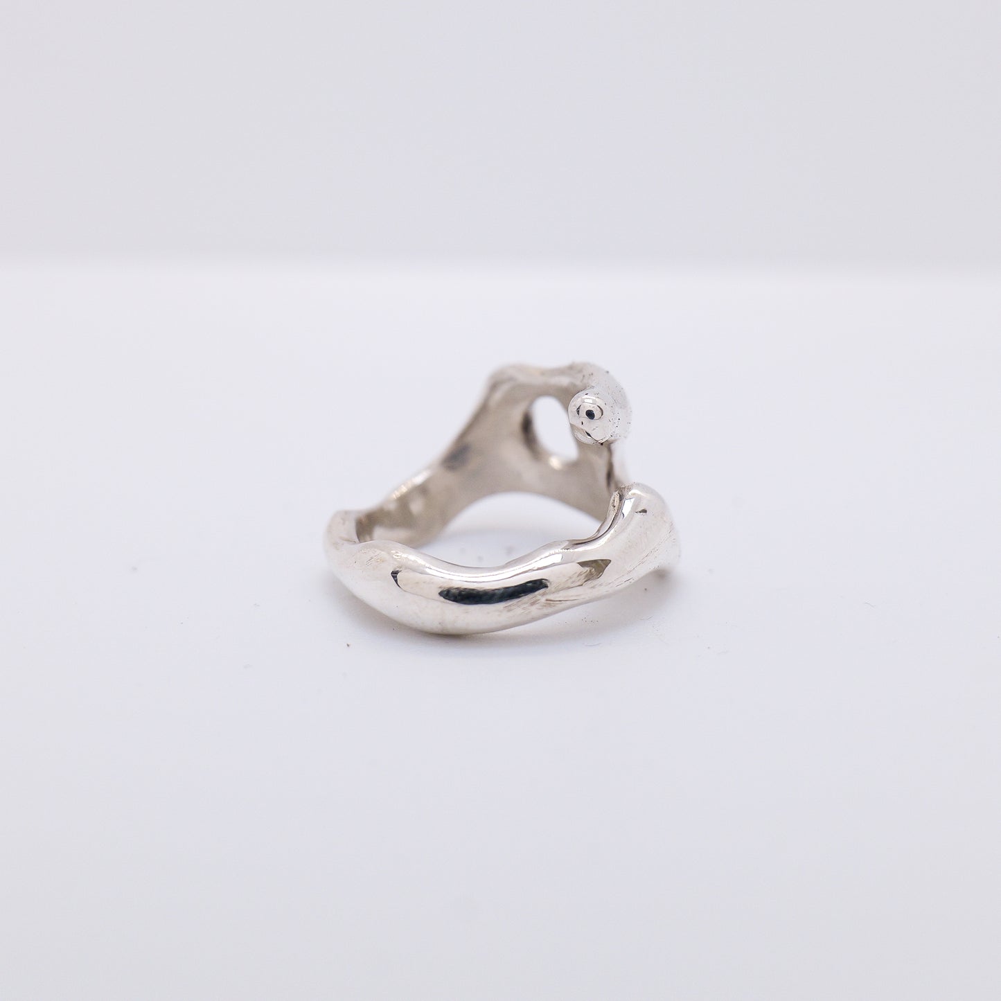 Molten Ring No. 006 - Handmade One of a Kind Ring in Recycled Silver