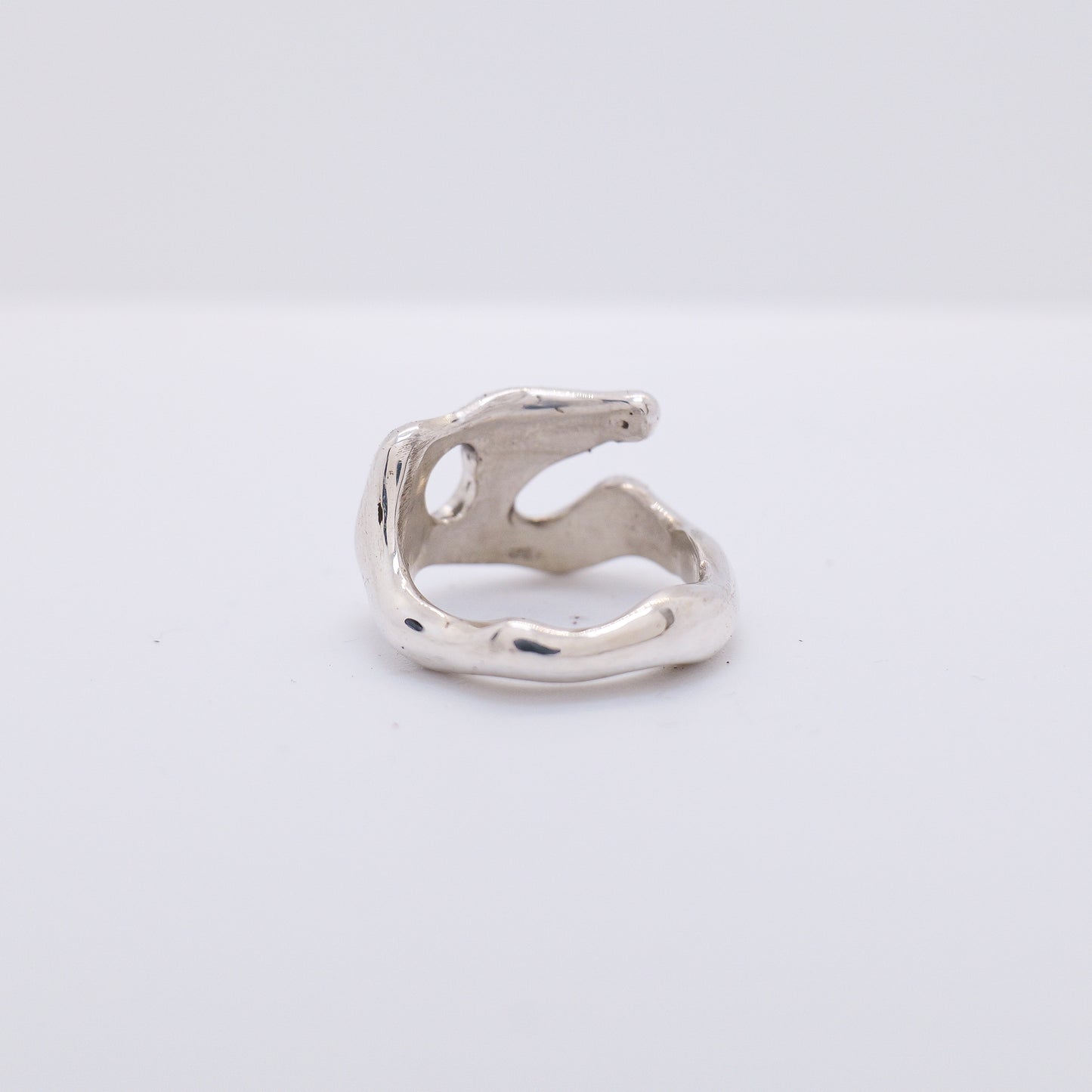 Molten Ring No. 006 - Handmade One of a Kind Ring in Recycled Silver