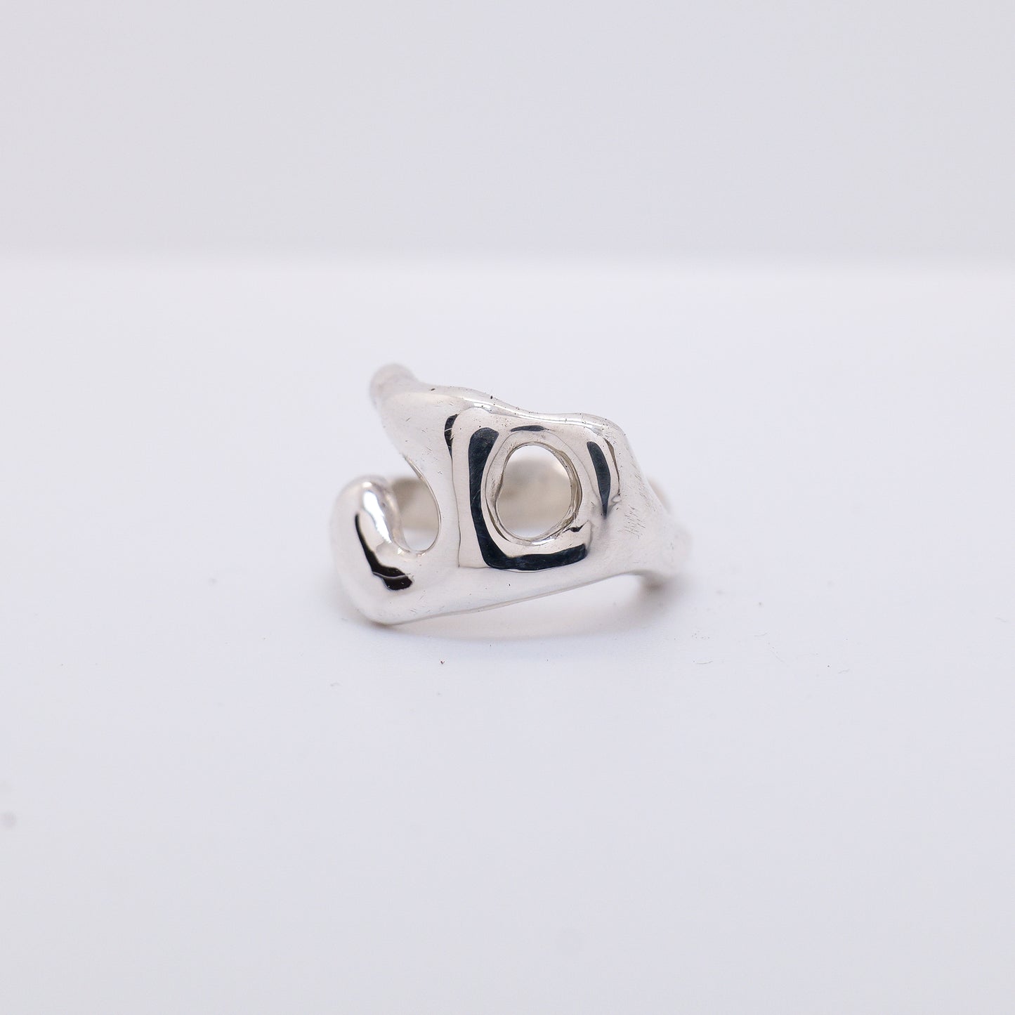 Molten Ring No. 006 - Handmade One of a Kind Ring in Recycled Silver