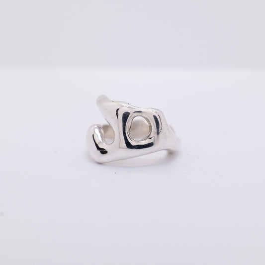 Molten Ring No. 006 - Handmade One of a Kind Ring in Recycled Silver