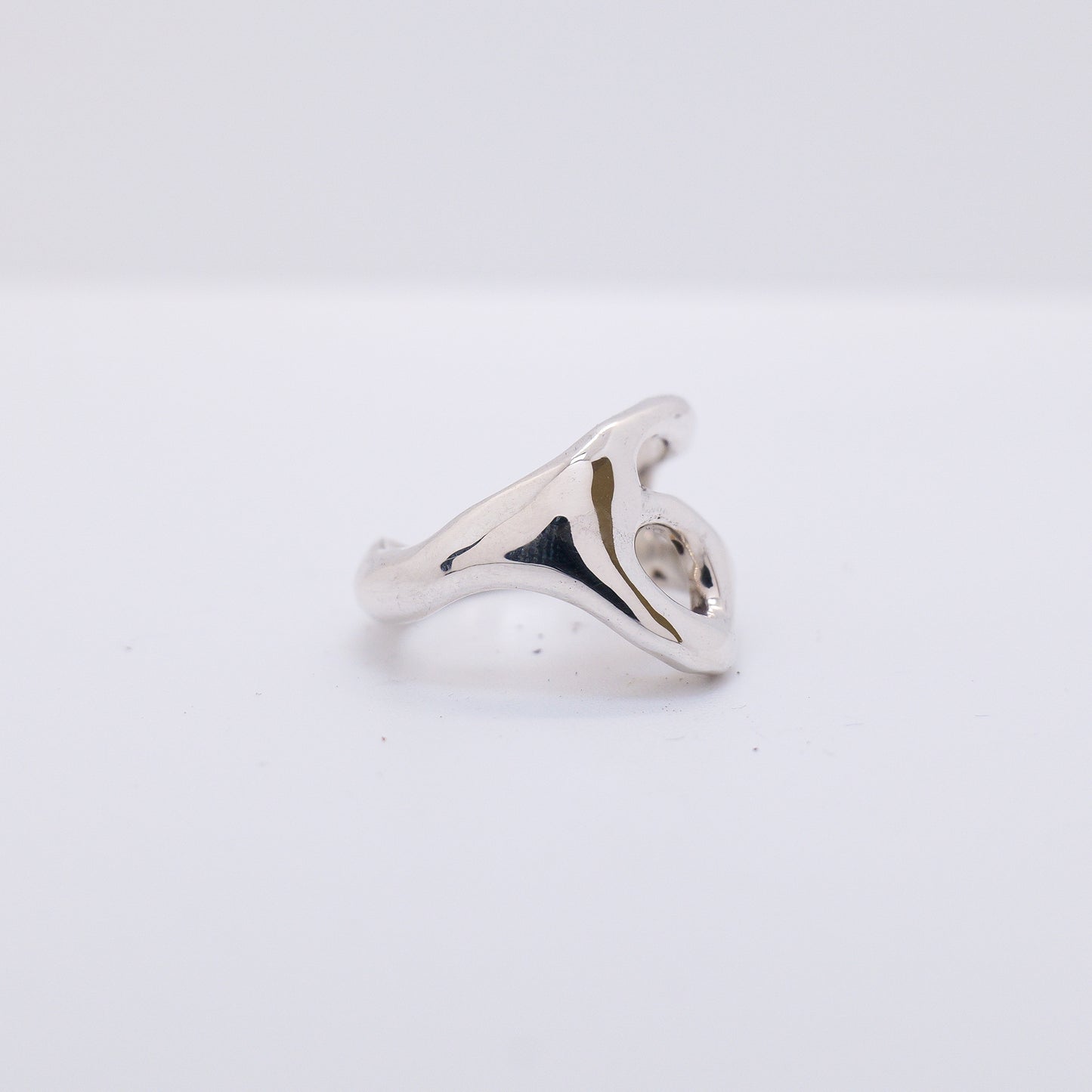 Molten Ring No. 007 - Handmade One of a Kind Ring in Recycled Silver