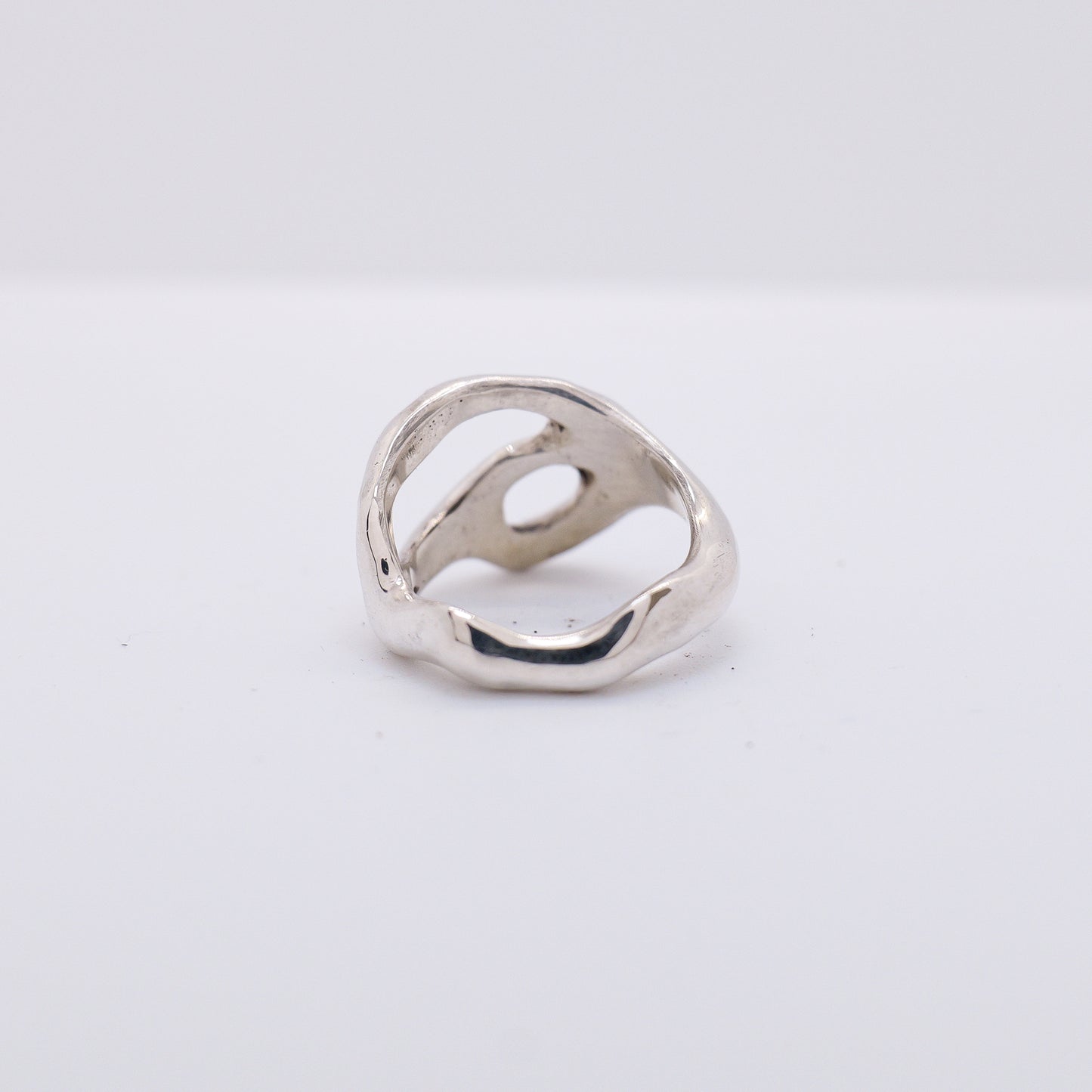Molten Ring No. 007 - Handmade One of a Kind Ring in Recycled Silver