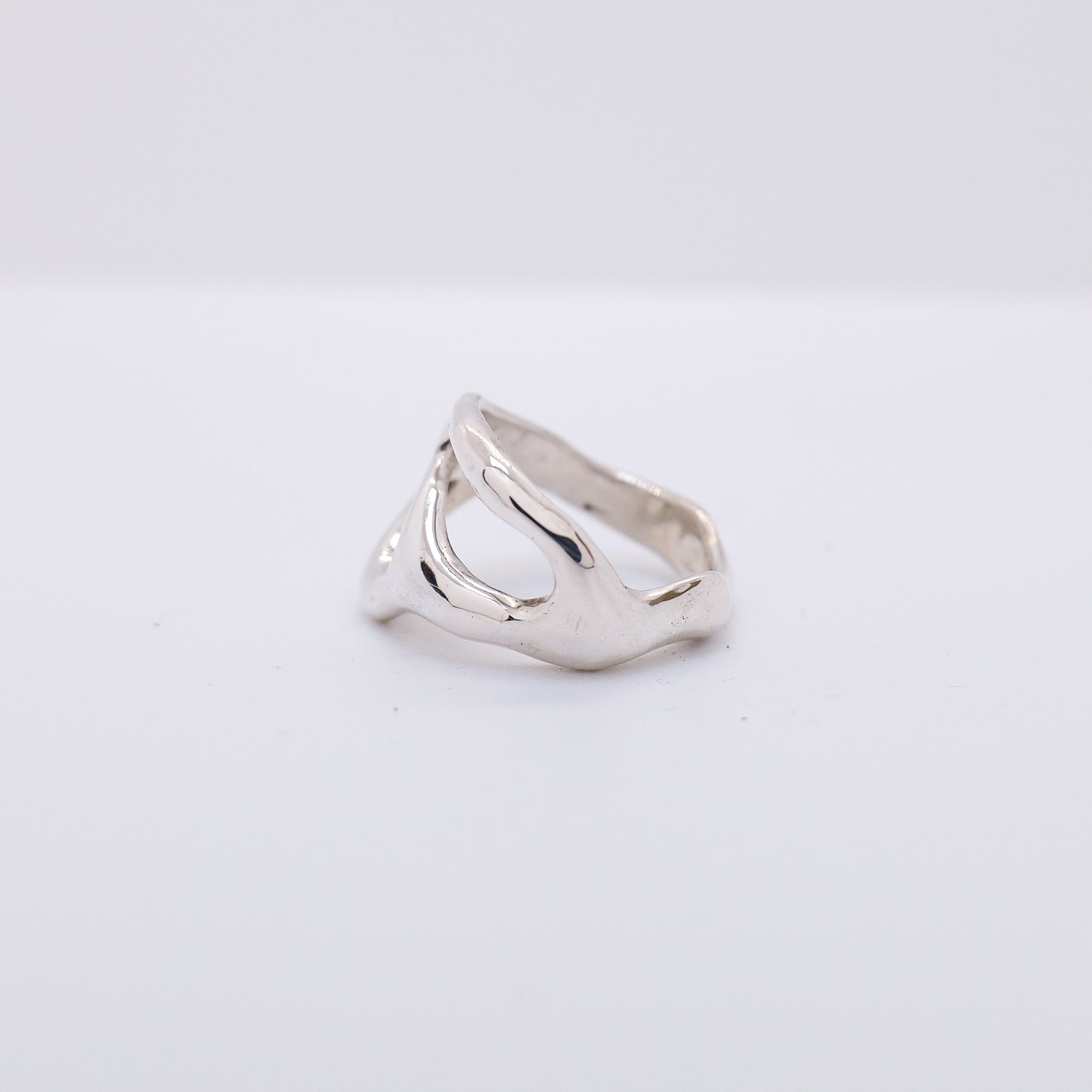 Molten Ring No. 007 - Handmade One of a Kind Ring in Recycled Silver