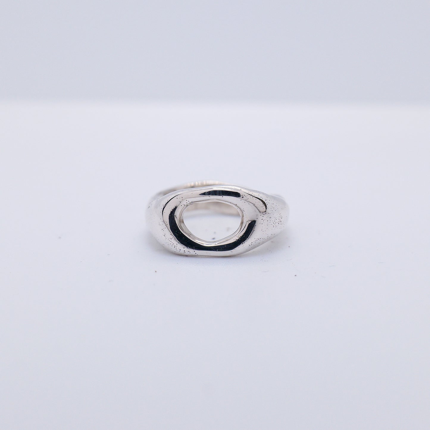 Molten Ring No. 008 - Handmade One of a Kind Ring in Recycled Silver