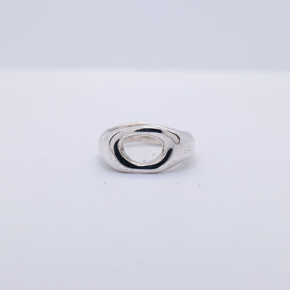 Molten Ring No. 008 - Handmade One of a Kind Ring in Recycled Silver
