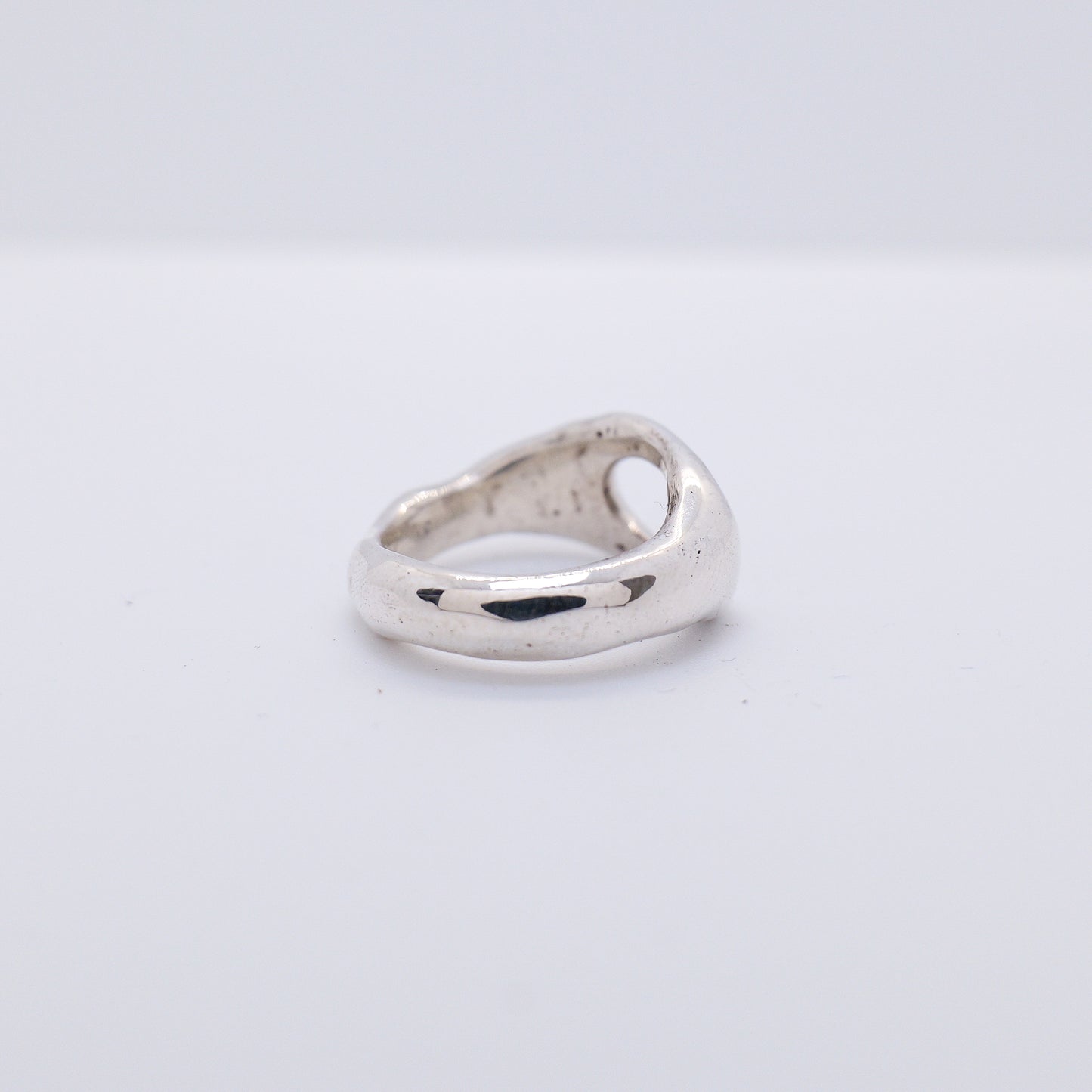 Molten Ring No. 008 - Handmade One of a Kind Ring in Recycled Silver