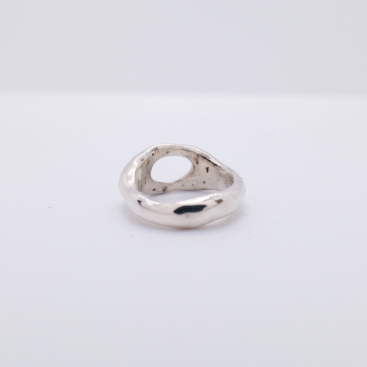 Molten Ring No. 008 - Handmade One of a Kind Ring in Recycled Silver