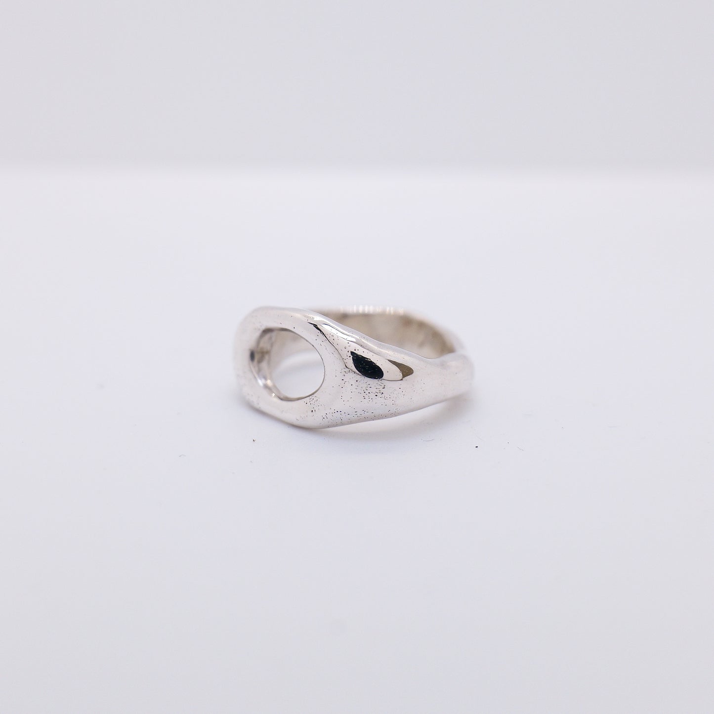Molten Ring No. 008 - Handmade One of a Kind Ring in Recycled Silver